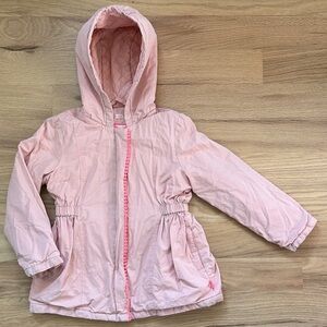 Billieblush pink zipper hooded jacket girls size US 6 yrs/ EUR 114
